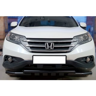 Defensa Delantera Shark Black (Acero Inoxidable) Honda CRV 2012-2016 foto 2