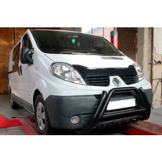 Defensa Delantera F1-01 Negra (Acero Inoxidable) Opel Vivaro 2001–2015 foto 2