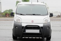 Fiat Fiorino/Qubo 2008-2024 Defensa Delantera WT006 Negra (Acero Inoxidable) foto 1