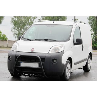 Defensa Delantera WT006 Negra (Acero Inoxidable) Fiat Fiorino/Qubo 2008-2024 foto 3