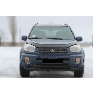 Defensa Delantera ST014-1 Negra (Acero Inoxidable) Toyota Rav 4 2001-2005 foto 1