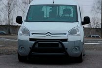 Citroen Berlingo 2008-2018 Defensa Delantera WT022 Negra (Acero Inoxidable) foto 1