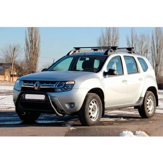 Defensa Delantera WT022 Negra (Acero Inoxidable) Dacia Duster 2008-2018 foto 1
