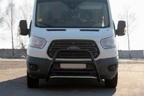 Ford Transit 2014- Defensa Delantera WT022 Negra (Acero Inoxidable) foto 3