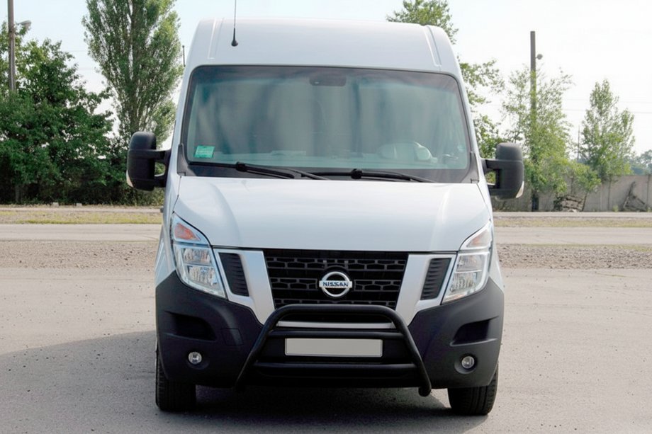 Renault Master 2011-2023 Defensa Delantera WT022 Negra (Acero Inoxidable) Image