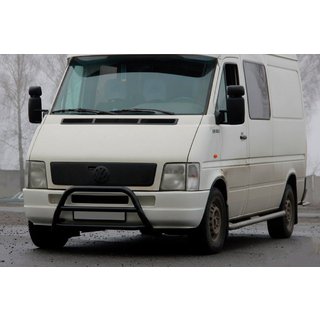 Defensa Delantera WT022 Negra (Acero Inoxidable) Volkswagen LT 1995-2006 foto 1
