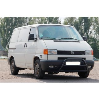 Defensa Delantera WT022 Negra (Acero Inoxidable) Volkswagen T4 Transporter 1990-2003 foto 2