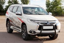Mitsubishi Pajero Sport 2015- Defensa Delantera WT022 Negra (Acero Inoxidable) foto 2