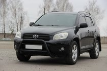 Toyota Rav 4 2006-2013 Defensa Delantera WT022 Negra (Acero Inoxidable) foto 1