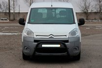 Citroen Berlingo 2008-2018 Defensa Delantera WT007 Negra (Acero Inoxidable) foto 3