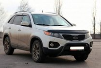 Kia Sorento II XM 2009-2014 Defensa Delantera WT007 Negra (Acero Inoxidable) foto 3