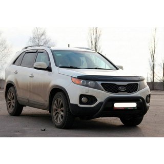 Defensa Delantera WT007 Negra (Acero Inoxidable) Kia Sorento II XM 2009-2014 foto 3