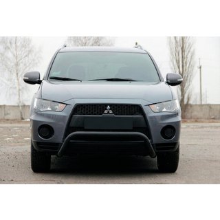 Defensa Delantera WT007 Negra (Acero Inoxidable) foto 2