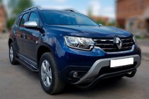 Renault Duster 2008–2017 Defensa Delantera ST011 Negra (Acero Inoxidable) foto 2