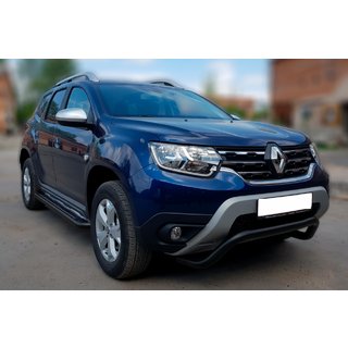 Defensa Delantera ST011 Negra (Acero Inoxidable) Renault Duster 2008–2017 foto 2