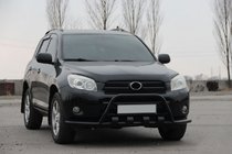 Toyota Rav 4 2006-2013 Defensa Delantera WT-ST15 Negra (Acero Inoxidable) foto 1