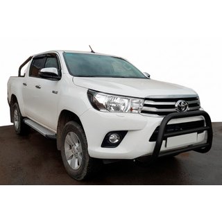 Defensa Delantera WT007 Negra (Acero Inoxidable) Toyota Hilux 2015- foto 1