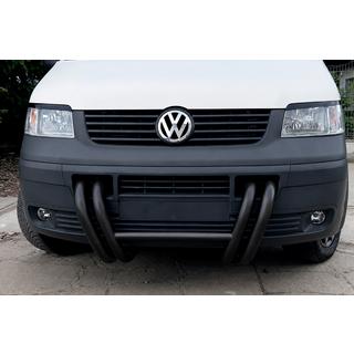 Defensa Delantera ST006-03 Parrilla Black (Acero Inoxidable) Volkswagen T5 Transporter 2003-2010 foto 3