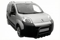 Peugeot Bipper 2008-2017 Defensa Delantera QT006 Negra (Acero Inoxidable) foto 2