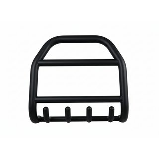 Defensa Delantera QT006 Negra (Acero Inoxidable) Hyundai IX-35 2010-2015