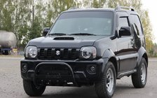 Suzuki Jimny 1998-2018 Defensa Delantera QT006 Negra (Acero Inoxidable) foto 3