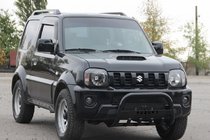 Suzuki Jimny 1998-2018 Defensa Delantera QT006 Negra (Acero Inoxidable) foto 2