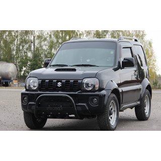 Defensa Delantera QT006 Negra (Acero Inoxidable) foto 3
