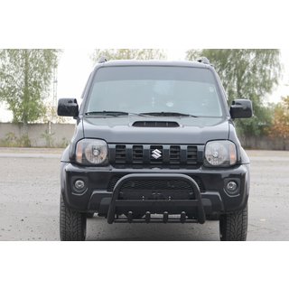 Defensa Delantera QT006 Negra (Acero Inoxidable) foto 1