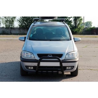 Defensa Delantera QT006 Negra (Acero Inoxidable) foto 1