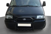 Citroen Jumpy 1996-2007 Defensa Delantera QT006 Negra (Acero Inoxidable) foto 1