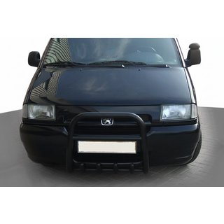 Defensa Delantera QT006 Negra (Acero Inoxidable)