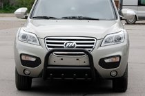 Lifan X60 2011- Defensa Delantera QT006 Negra (Acero Inoxidable) foto 1