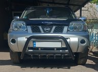 Nissan X-trail T30 2002-2007 Defensa Delantera QT006 Negra (Acero Inoxidable) foto 1