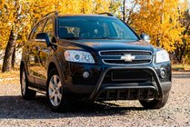 Chevrolet Captiva 2006-2019 Defensa Delantera WT002 Negra (Acero Inoxidable) foto 2