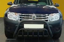 Dacia Duster 2008-2018 Defensa Delantera WT002 Negra (Acero Inoxidable) foto 5