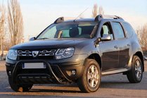 Dacia Duster 2008-2018 Defensa Delantera WT002 Negra (Acero Inoxidable) foto 3