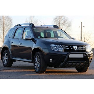 Defensa Delantera WT002 Negra (Acero Inoxidable) Renault Duster 2008–2017 foto 1