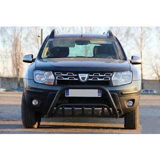 Defensa Delantera WT002 Negra (Acero Inoxidable) Renault Duster 2008–2017 foto 2