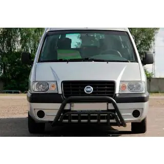 Defensa Delantera WT002 Negra (Acero Inoxidable)