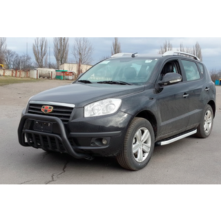 Defensa Delantera WT002 Negra (Acero Inoxidable) Geely Emgrand X7 2011- foto 3