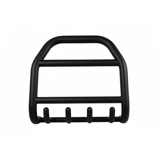 Defensa Delantera QT007 Negra (Acero Inoxidable)
