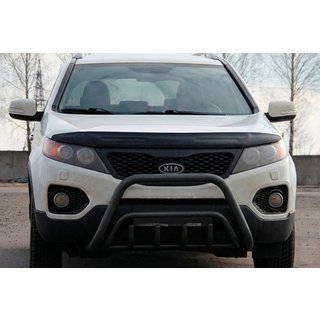 Defensa Delantera WT002/2 Negra (Acero Inoxidable) Kia Sorento II XM 2009-2014 foto 3