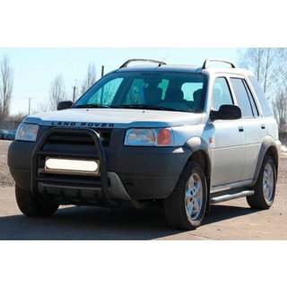 Defensa Delantera QT007 Negra (Acero Inoxidable) foto 3