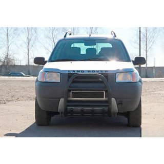Defensa Delantera QT007 Negra (Acero Inoxidable) foto 4