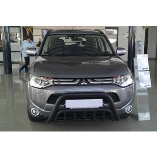 Defensa Delantera WT002 Negra (Acero Inoxidable) Mitsubishi Outlander 2012-2021 foto 1