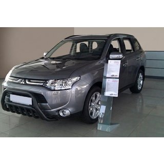Defensa Delantera WT002 Negra (Acero Inoxidable) Mitsubishi Outlander 2012-2021 foto 3