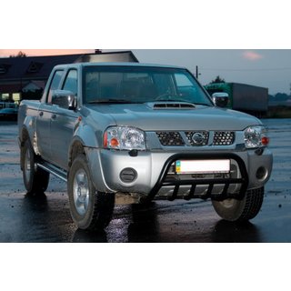 Defensa Delantera WT002 Negra (Acero Inoxidable) Nissan NP300 1999-2015 foto 3