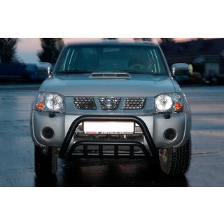 Defensa Delantera WT002 Negra (Acero Inoxidable) Nissan NP300 1999-2015 foto 2