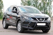 Nissan Qashqai 2014-2021 Defensa Delantera WT002 Negra (Acero Inoxidable) foto 3