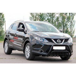 Defensa Delantera WT002 Negra (Acero Inoxidable) Nissan Qashqai 2014-2021 foto 3